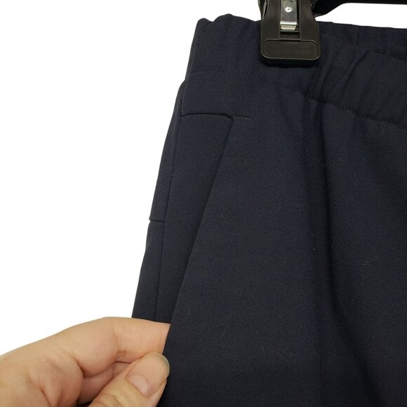 Theory Mens Pier Tech Suiting Navy Blue Jogger Pants S - Picture 7 of 10